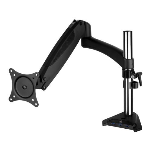 Arctic Z1-3D Gen 3 Single Monitor Arm with 3-Port USB 3.2 Gen 1 Hub