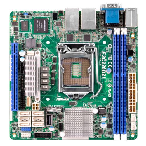 Asrock Rack E3C226D2I Server Board