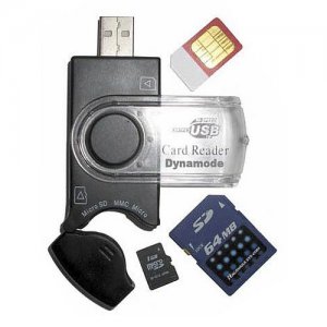 Dynamode (USB-CR-31) External Sim & Memory Card Reader