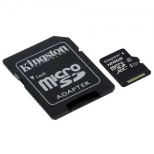 Kingston 128GB Canvas Select Micro SDXC Card with SD Adapter