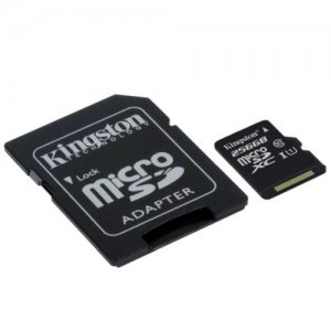 Kingston 256GB Canvas Select Micro SDXC Card with SD Adapter